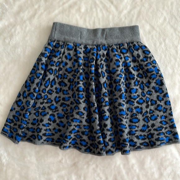 New Aeropostale Cotton Leopard Print Sweater Knit Skirt XS 6 - Picture 5 of 8